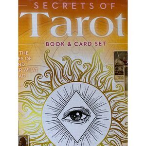 NIB SECRETS OF TAROT BOOK WITH AMANDA HALL, COMES WITH 78-CARD TAROT DECK - NEW